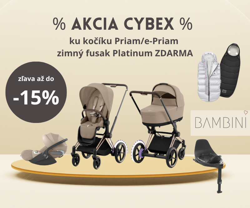 a akcia cybex priam s fusakom zdarma